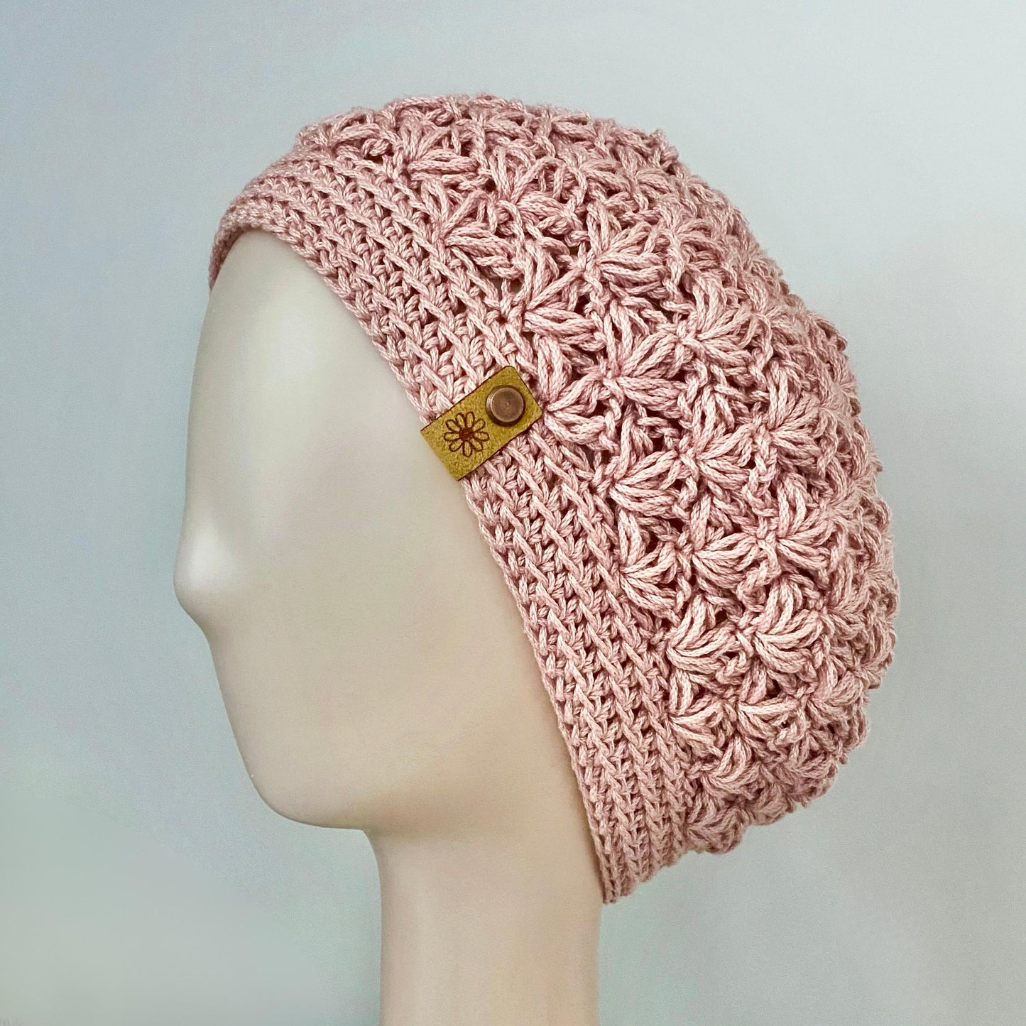 Spring Lily Beret Crochet Hat Pattern
