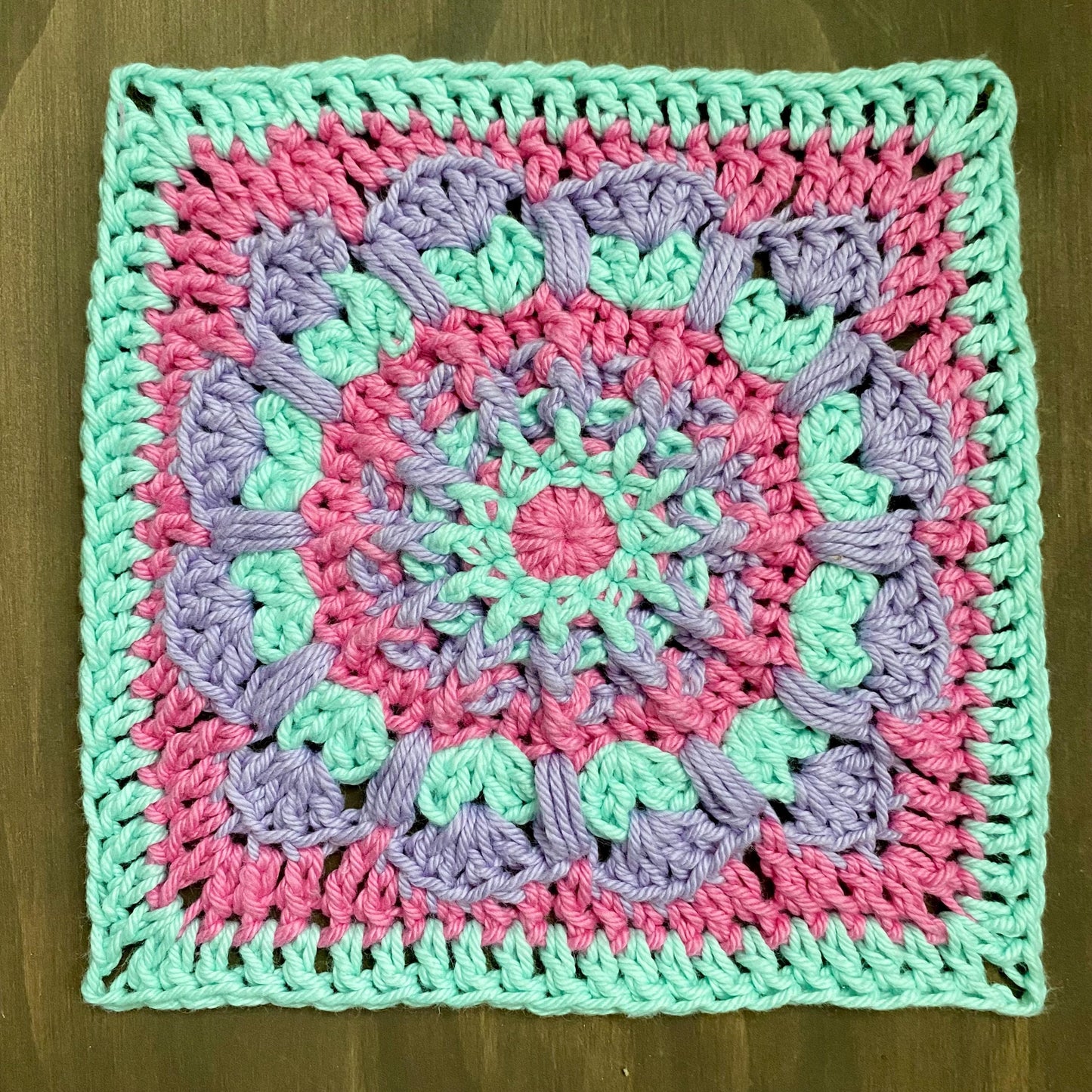 Pretty Little Things Motif Granny Square Crochet Pattern