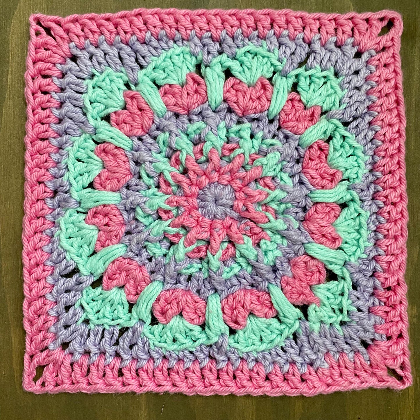 Pretty Little Things Motif Granny Square Crochet Pattern