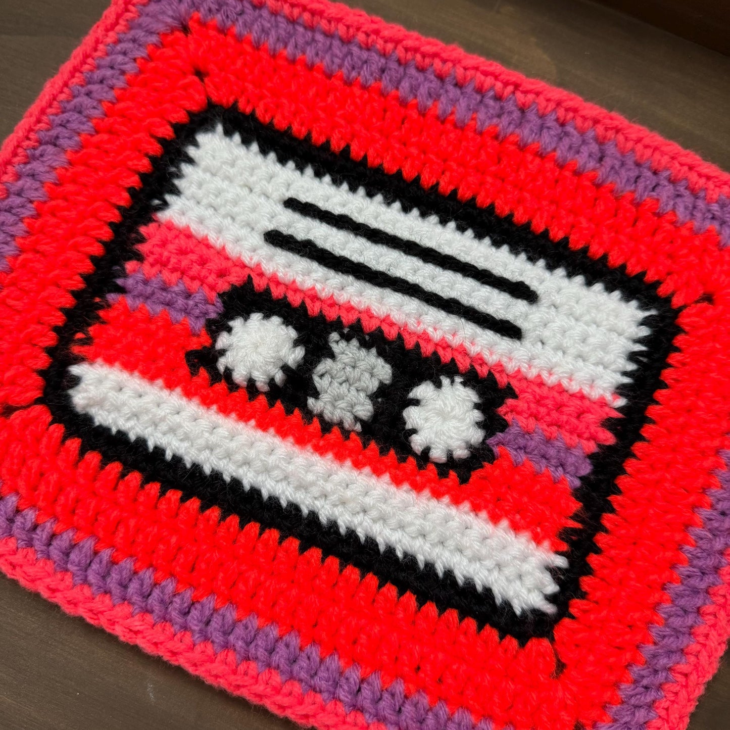 Mega Mix Tape Crochet Granny Square Pattern
